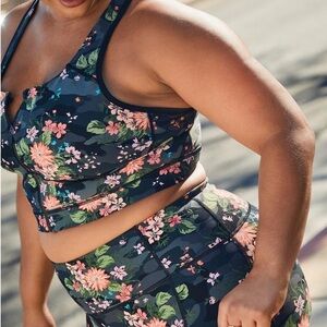Torrid Active Performance Core Camo Floral Sports Bra 3X